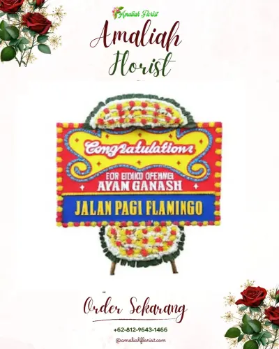 Bunga Papan Congratulation di Trenggalek Kota